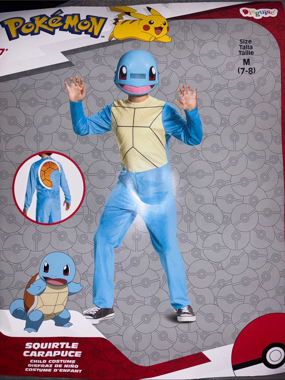 Disguise Squirtle Costume - Light Blue and Tan